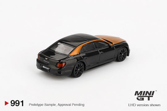 Macheta Auto Bentley Flying Spur Orange Flame Onyx 2024 1:64 Mini Gt Mgt00991-l