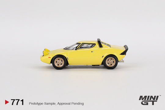 Macheta Auto Lancia Stratos Hf Stradale Giallo Fly 1:64 Mini Gt Mgt771l