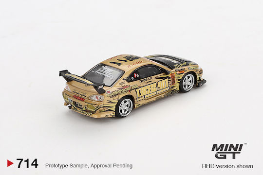 Machetă Mașină Nissan Silvia S15 Top Secret D1gp 1999 Scara 1:64 Mini GT Mgt00714 Rhd