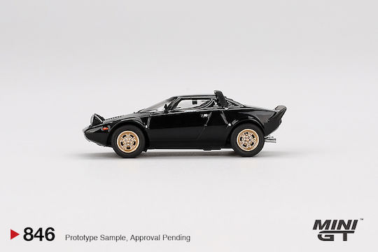 Model Static Mașină Lancia Stratos HF Stradale Negru 1973 Scara 1:64