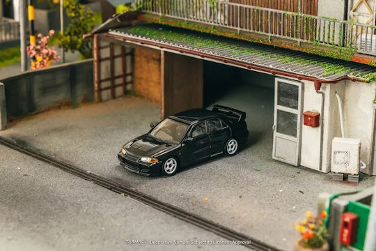 Моделна Фигура Автомобил Mitsubishi Lancer Gsr Evolution 3 Черен 1:64 Tarmac