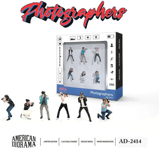 Figuren Set Figuren Fotografie Maßstab 1:64 American Diorama