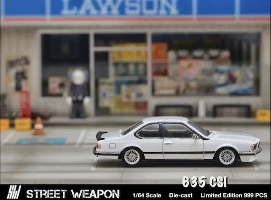 Macheta Auto BMW E24 635 Csi Alb Maßstab 1:64 Street Weapon