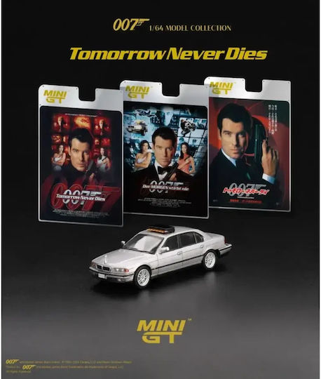 Macheta Auto Bmw 750 Il E39 Tomorrow Never Dies German Blister Packaging 1997 1:64 Mini Gt Mgt00902-007g