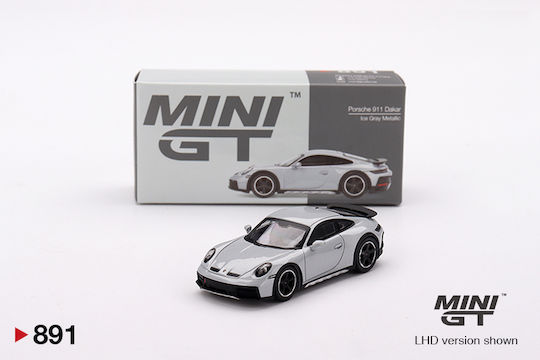 Macheta Auto Porsche 911 992 Dakar Ice Gray Metallic 2023 1:64 Mini Gt Mgt00891-l