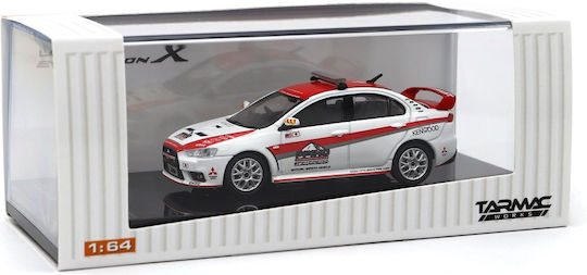 Macheta Mașină Mitsubishi Lancer Evo X Safety Car Scara 1:64 Tarmac