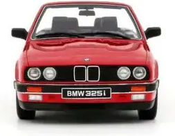 Machetă Mașină BMW 325i Cabriolet Roșu Aprins 308 1986 1:18 Otto Models Ot1194