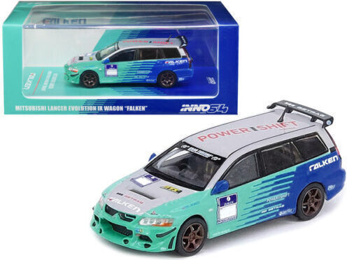 Macheta Auto Mitsubishi Lancer Evolution Ix Wagon Falken Tires 1:64 Inno64