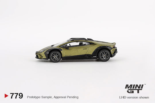 Machetă Mașină Lamborghini Huracan Sterrato Verde Gea Mat Scara 1:64 Mini GT MGT779