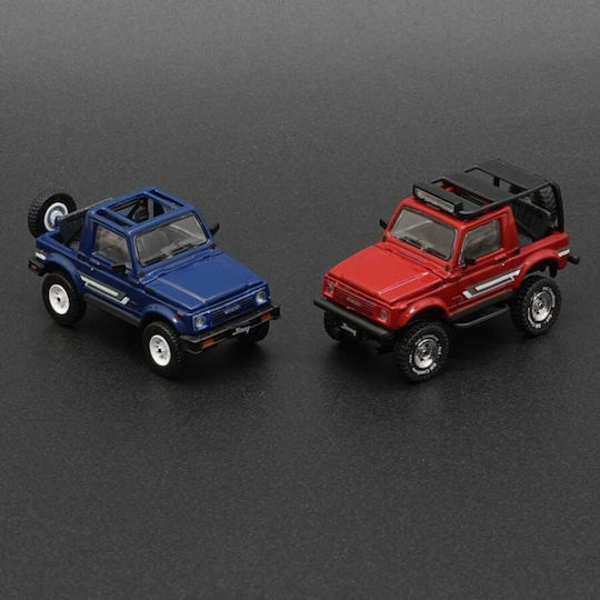 Machetă Mașină Suzuki Jimny Sj41 Albastră Scara 1:64 Bm Creations Bmc168