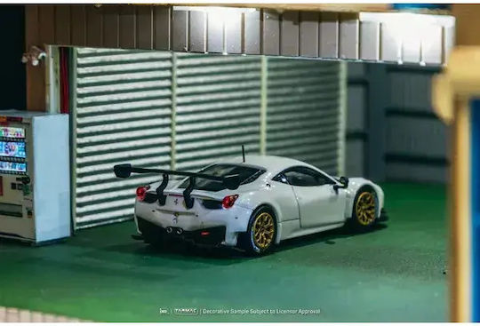 Macheta Auto Ferrari 458 Italia Gt3 Alb Tarmac Works 1:64