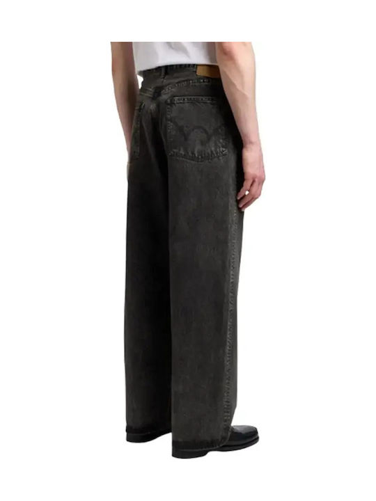 Wide Japan Men's Jeans Pants Mid Dark Used