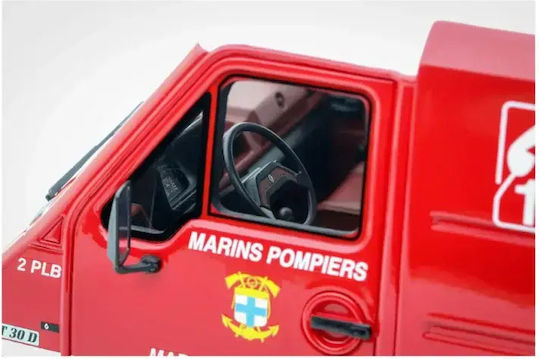 Macheta Auto Renault Master T30 Vsab Pompiers Red 1980 1:18 Otto Models Ot1107