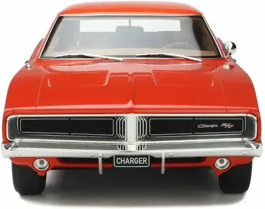 Macheta Auto Dodge Charger Hemir Orange 1969 Orange 1:12 Otto Models G060