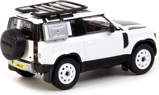 Macheta Auto Land Rover Defender 90 Alb 1:64 Tarmac