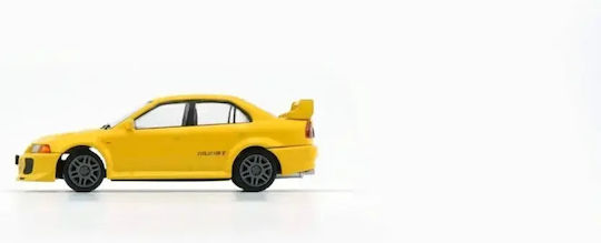 Моделна Фигура Автомобил Mitsubishi Lancer Evo V Жълт 1:64