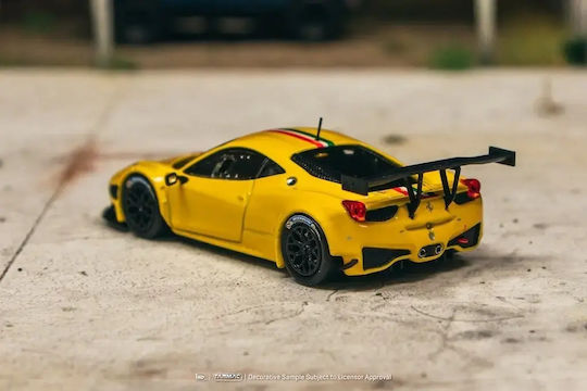 Макет Автомобил Ferrari 458 Italia GT3 Жълт Tarmac Works