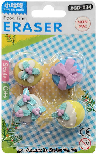 Justnote Eraser for Pencil and Pen 4pcs