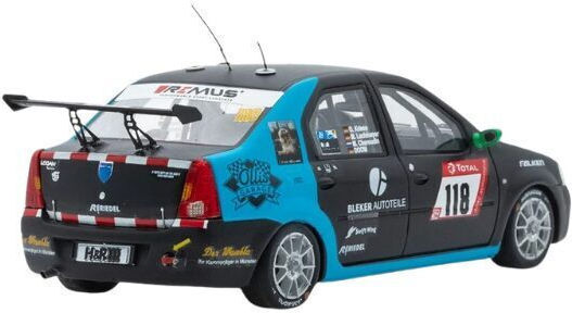 Machetă Mașină Dacia Logan 118 24h Nürburgring 2022 Echipa Swiftwing Negru 1:43 Spark