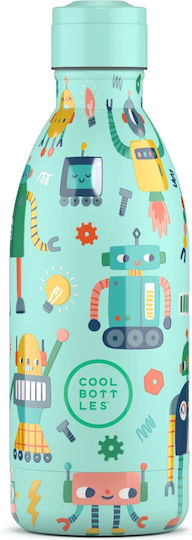 Cool Bottles Bottle Thermos Stainless Steel 500ml Stainless steel with Straw
