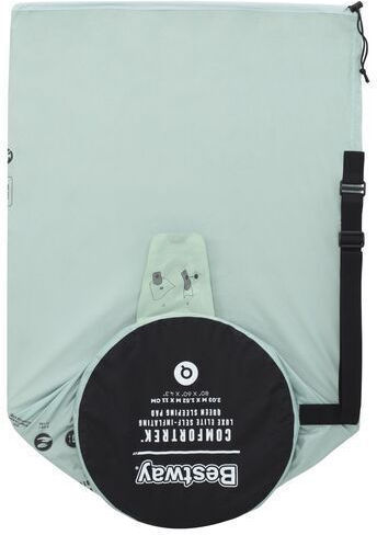 Bestway Self-Inflating Single Camping Sleeping Mat Thickness 11cm in Green color