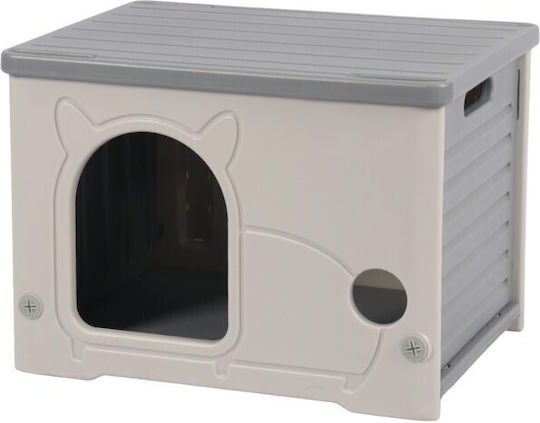 Vesta Dog House Plastic Outdoor Gray 54x41.3x38.5cm