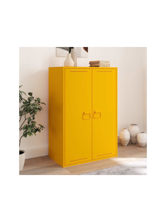 vidaXL Handgriff Möbelgriff aus Metallisch Χαμομηλί Κίτρινο 879435 2Stück