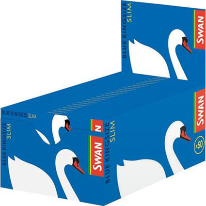 Swan Zigarettenpapiere Schlank King Size 50 Blätter 50Stück