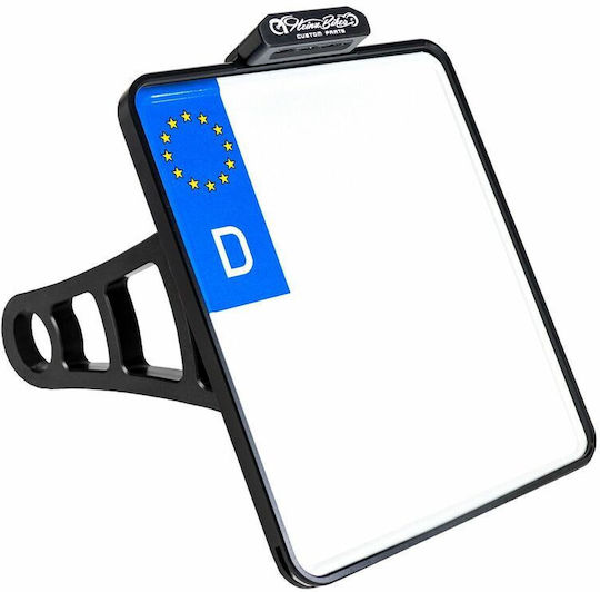 Heinz Bikes Motorrad-Kennzeichenhalter und -rahmen Led Rücklicht Slip-in Hbskz-fxsb Transparentes Kristall 1 Stück