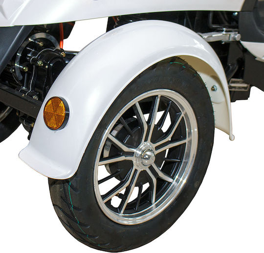 Rear Wheel Fender Electric Scooter Vespa Tricycle White