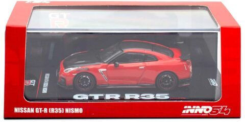 Machetă Mașină Nissan GT-R R35 Nismo Roșu Scara 1:64 Inno64