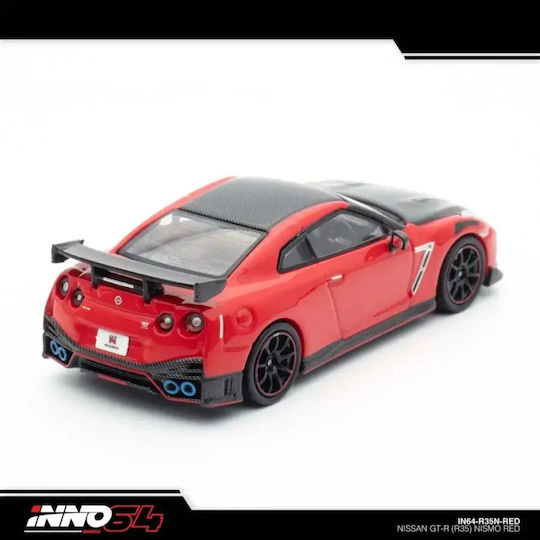 Machetă Mașină Nissan GT-R R35 Nismo Roșu Scara 1:64 Inno64