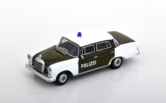 Machetă Mașină Mercedes-Benz 200 W110 Poliție 1961 1:64 Schuco