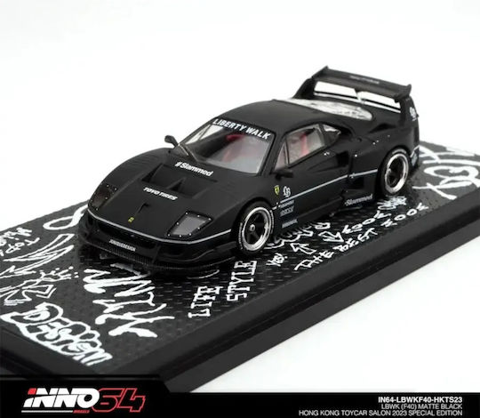 Macheta Auto Ferrari Llbwk F40 Black 1:64 Inno64