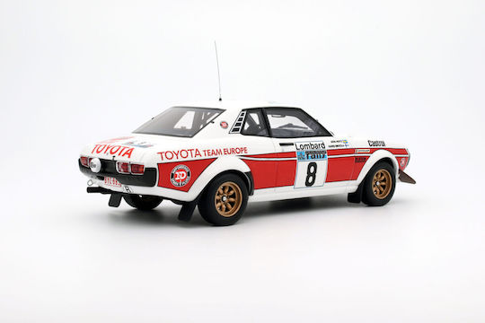 Machetă Mașină Toyota Celica Ra21 Alb Rac Rally 1977 Scara 1:18 Otto Models Ot1044