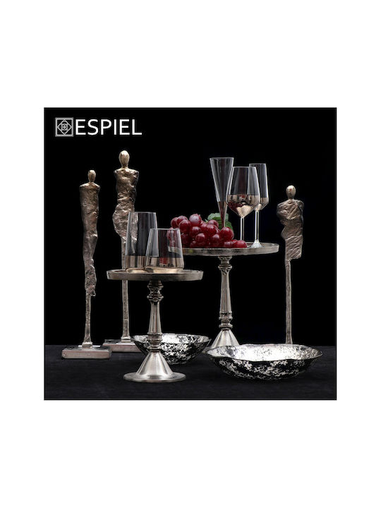 Espiel V-line Set Gläser Champagner aus Glas Mit Stiel 150ml 6Stück