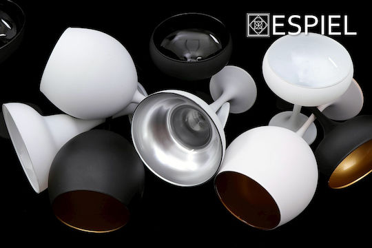 Espiel Maya Set of Glasses Champagne / White Wine made of Glass in White Color Stemmed 270ml 6pcs