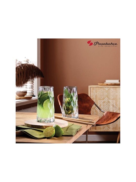 Pasabahce Set of Glasses Water / Cocktail/Drinking made of Glass 6pcs