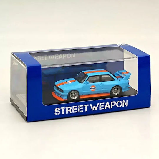 Macheta Auto Bmw E30 Gulf 1:64 Street Weapon