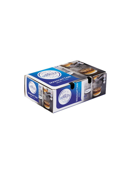 Duralex Manhattan Set Pahare Whiskey Din Cristal 310ml 6 Bucăți