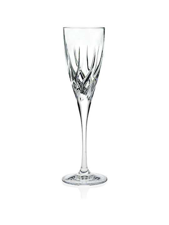 RCR Set Gläser Likör/Ouzo / Champagner aus Kristall Mit Stiel 120ml 6Stück