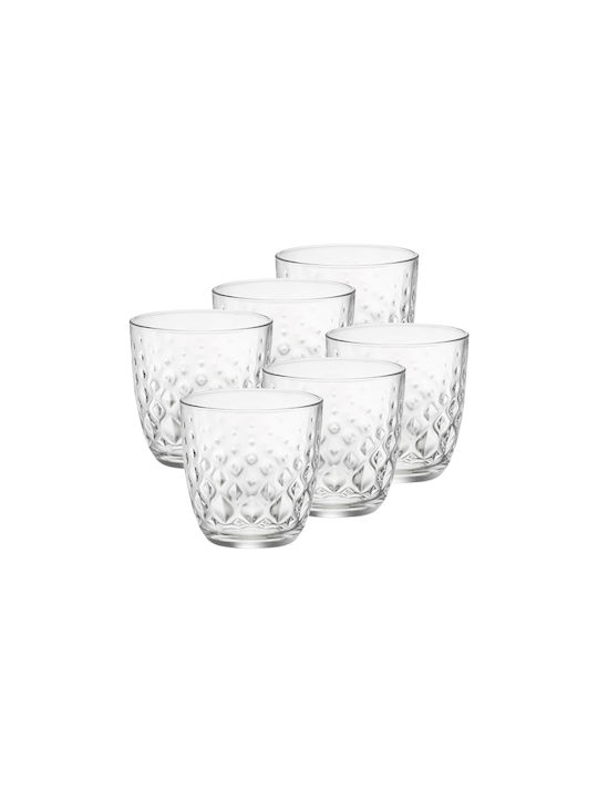 Bormioli Rocco Set Of Glasses For White Wine Made Of Glass In Turquoise Colour 300ml 6 Pieces