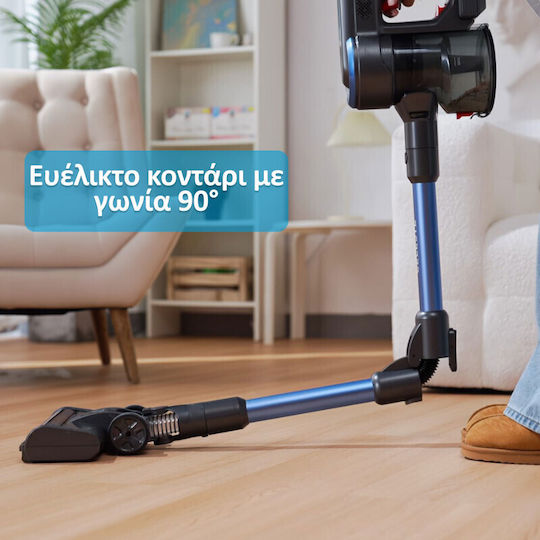 HomeVero HV-CVC400 Επαναφορτιζόμενη Σκούπα 2 σε 1 Stick & Χειρός Μπλε