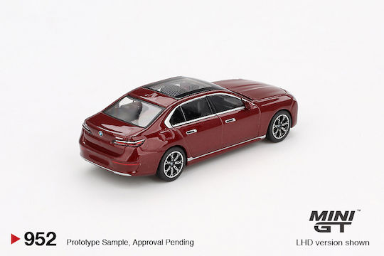 Macheta Auto Bmw I7 Xdrive60 Aventurin Red 2023 1:64 Mini Gt Mgt00952-l