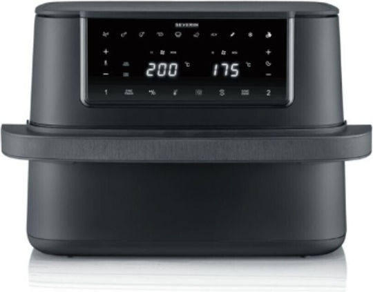 Severin Air Fryer with Double Detachable Bucket 9lt Black FR2490