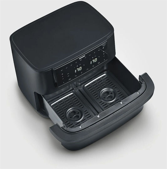 Severin Air Fryer with Double Detachable Bucket 9lt Black FR2490