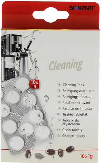 Scanpart Cleaning Tablets Coffee Machines 10 Pieces