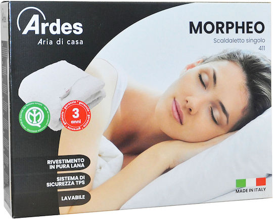 Ardes Morpheo Pătură electrică și protecție saltea Alb 60W 80cmx150cm