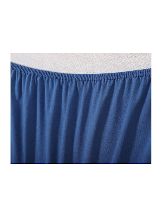 Silk Fashion Σεντόνι Μονό με Λάστιχο 100x200+35εκ. Jean
