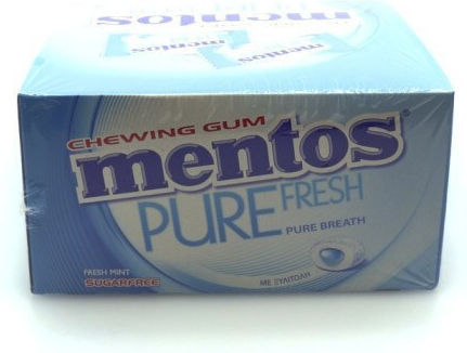 Mentos Τσίχλες Pure 100τμχ